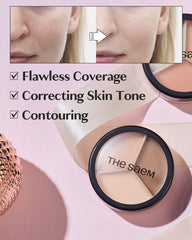 THESAEM open palette showing contour, cover, and highlight for sculpting