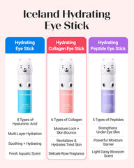 THESAEM eye stick after application on skin demonstrating smoother texture