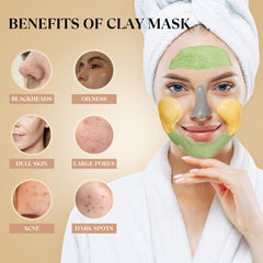 THESKCARE Dead Sea mud mask texture close-up, showing mineral-rich paste for deep cleansing