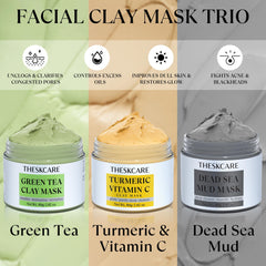 THESKCARE turmeric vitamin C jar closed, highlighting compact size and brightening benefit