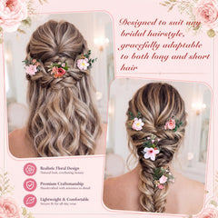 Thiccywoov worn by a bride side profile demonstrating secure hold and style