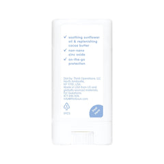 THINK thinksports stick ingredient label highlighting reef-safe formulation