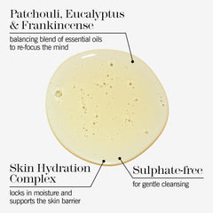 THISWORKS shower gel texture close-up highlighting silky consistency for gentle cleansing and hydration