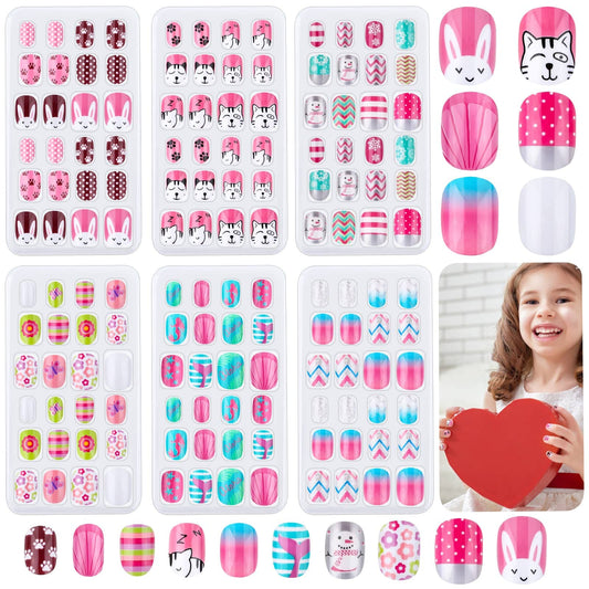 Thrilez front packaging showing colorful kids nails and quantity benefit