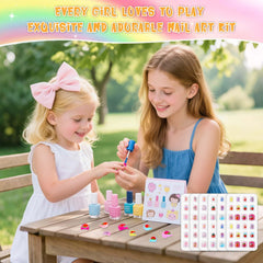 Thrilez nails worn at a birthday party scene demonstrating fun styling and gift-ready benefit