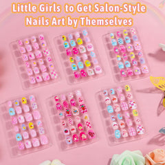 Thrilez nail sizes layout with ten tip dimensions, easy size selection