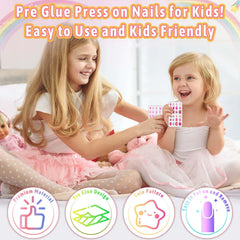 Thrilez pre-glue application demo on fingertip, simple peel-and-press benefit