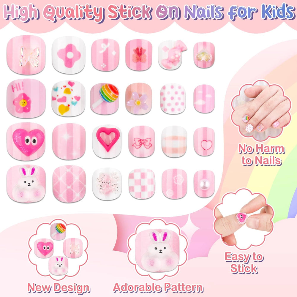 Thrilez nails on a hand showing size fit benefit for small nail beds