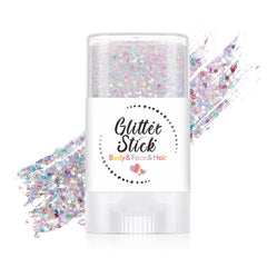 THZCU glitter stick front packaging showing colorful tube and label, easy-to-carry