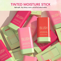 Tiejdhr blush stick in a handbag ready for quick touch-ups on the go
