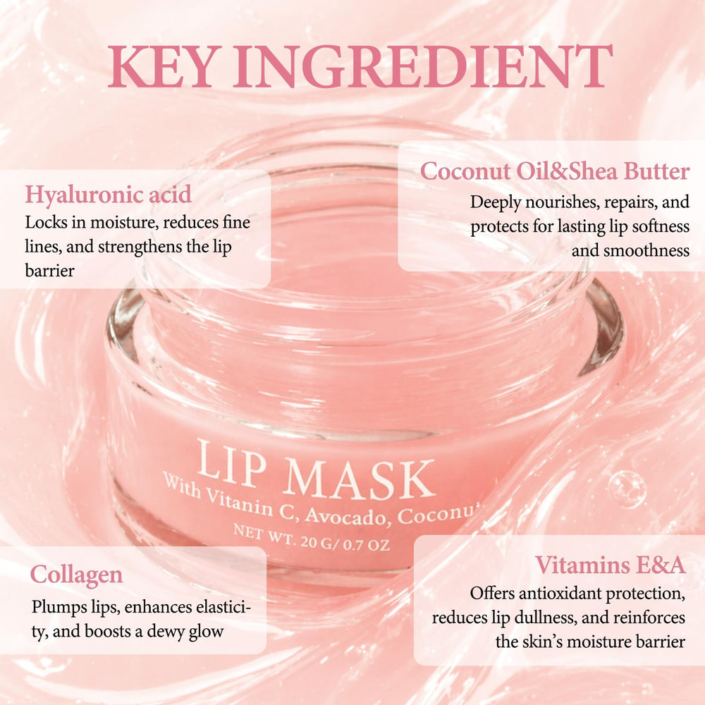 tiepetly applying mask to lips demonstrating hydration and softness