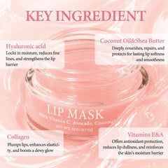 tiepetly applying mask to lips demonstrating hydration and softness