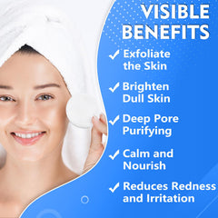 Tiepetly single pad close-up texture with visible soaked solution for gentle exfoliation