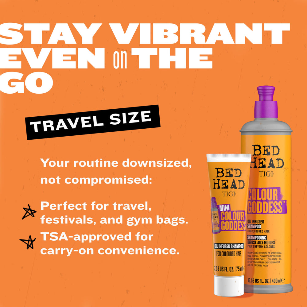 TIGI Bed Head cap detail emphasizing secure closure to prevent leaks