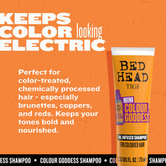 TIGI Bed Head inside a travel kit demonstrating portability and space saving