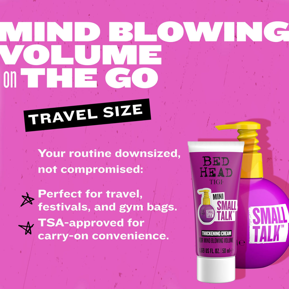 TIGI Bed Head being applied to damp hair for added lift and styling