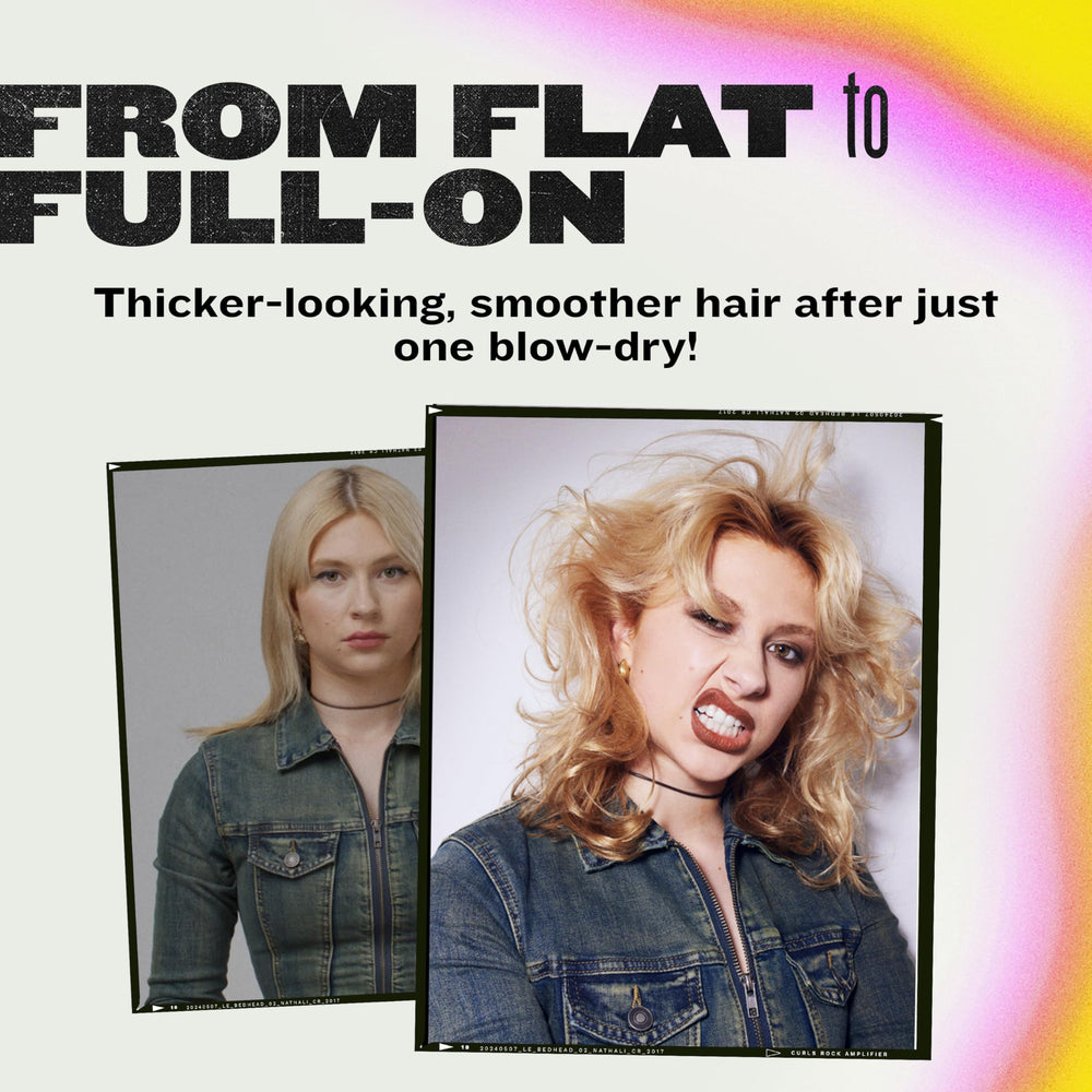 TIGI Bed Head cream on hand showing lightweight texture benefit