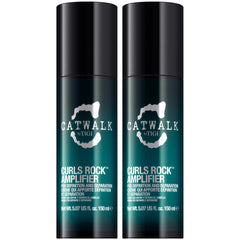 TIGI front packaging of Curls Rock Amplifier showing dual tubes and branding for convenience