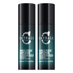 TIGI Catwalk front packaging showing two tubes for long-lasting supply and styling convenience