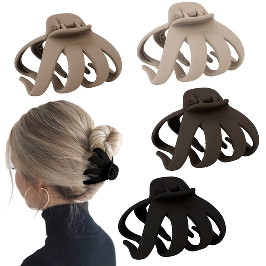 Tihebax front view of clip set showing neutral colors and compact packaging benefit secure storage