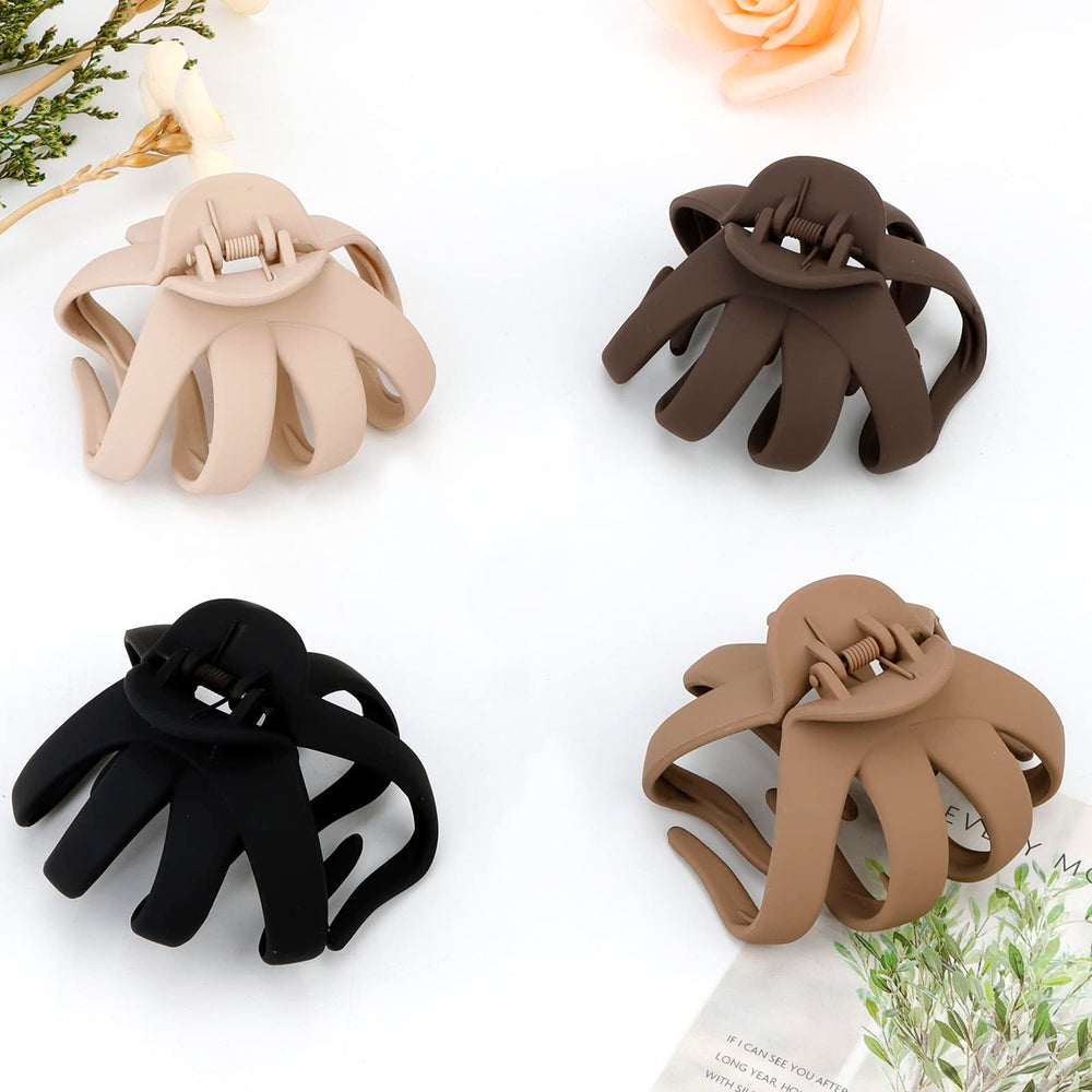 Tihebax clip holding hair while applying makeup in bathroom showing practical everyday use benefit