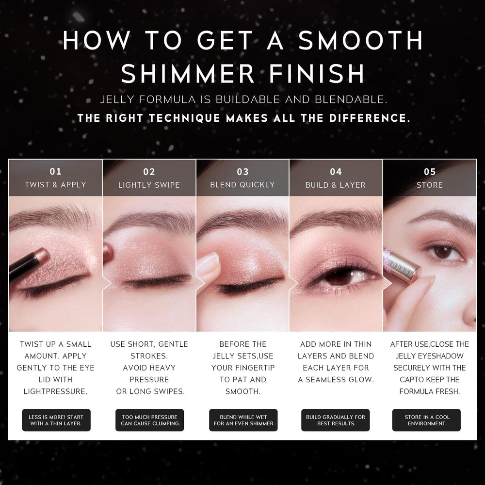 TIMEPHORIA pearl finish in light reflecting multidimensional shine benefit