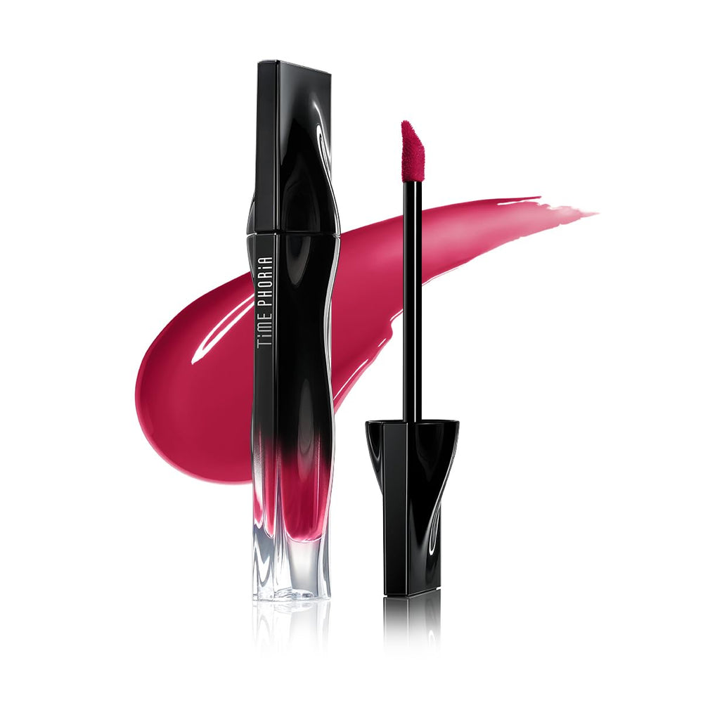 TIMEPHORIA product front packaging showing shade 15 Aureon and glossy finish benefits