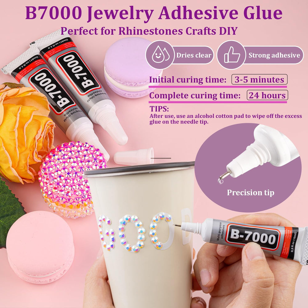 TINKRSTUFF B7000 glue tube with fine nozzle for neat adhesive application