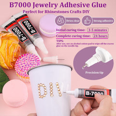 TINKRSTUFF B7000 glue tube with fine tip offering controlled application advantage