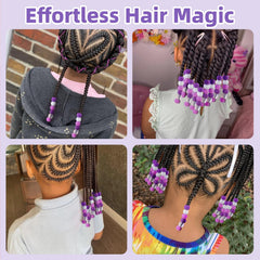 TINKRSTUFF beads displayed on a braid in use demonstrating quick application