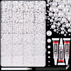 TINKRSTUFF front packaging showing organized pearl grids and tools for easy project start