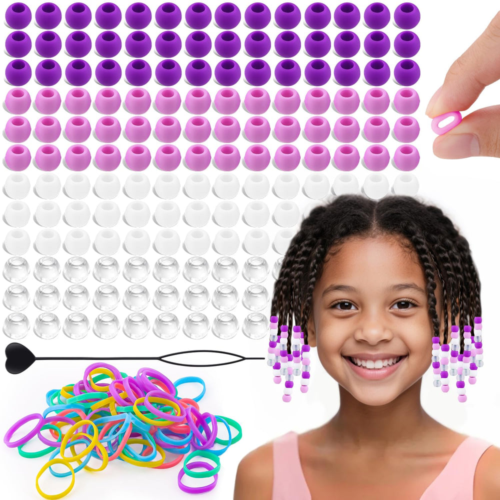 TINKRSTUFF front packaging showing purple bead kit and contents benefit easy styling