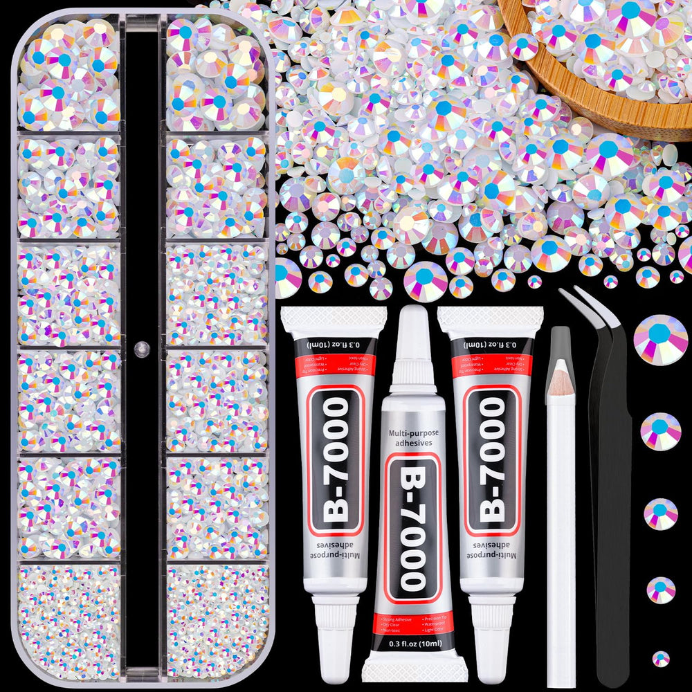 TINKRSTUFF front packaging showing rhinestones and glue for ready crafting
