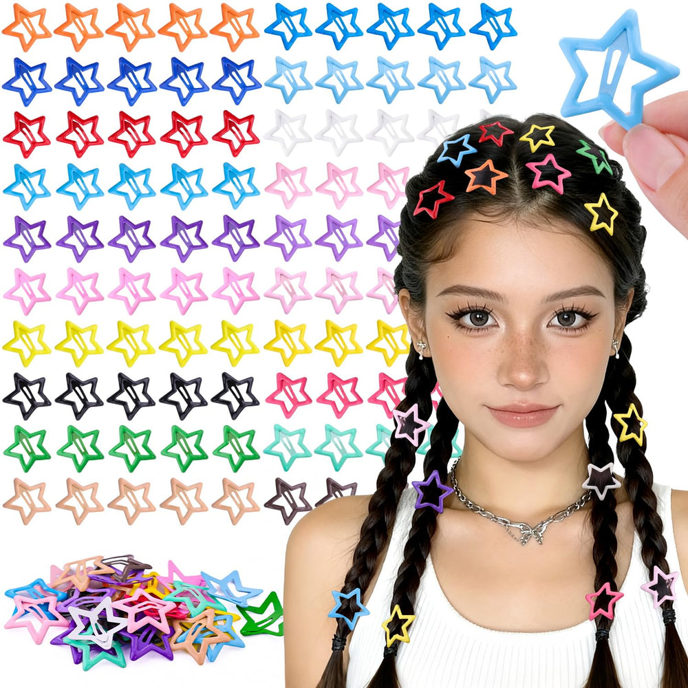 TINKRSTUFF front packaging showing 100 colorful star clips and set benefit