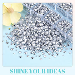 TINKRSTUFF rhinestones in hand for scale showing sizes and quantity benefit