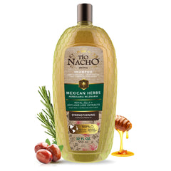 Tio Nacho front bottle showing label and 32 fl oz size, clear brand visibility and large supply