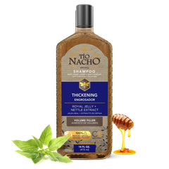 Tio Nacho front packaging 14 fl oz showing volumizing benefits