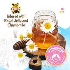 Tio Nacho royal jelly and chamomile ingredients visually highlighting nourishment