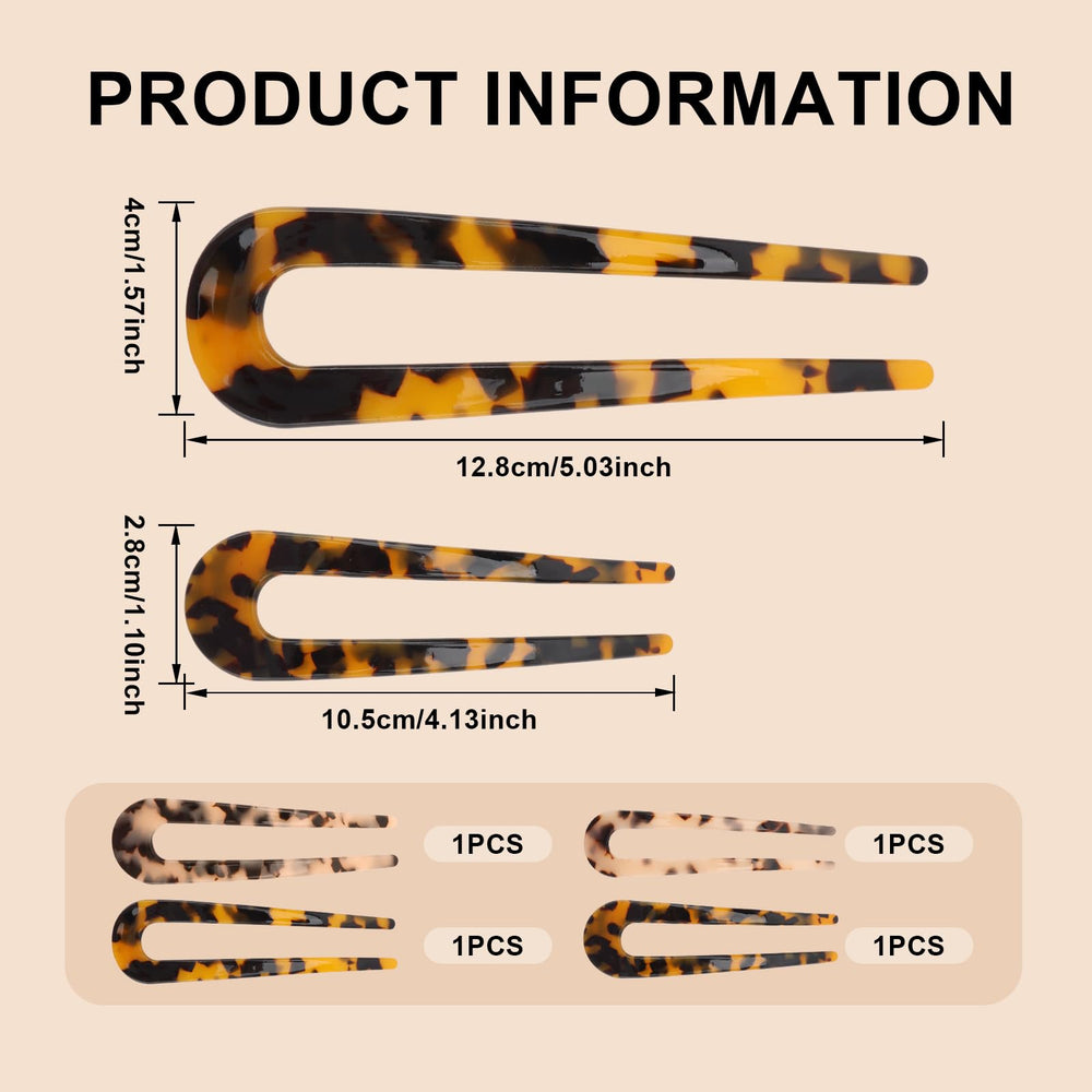 TIOSRU hair pins next to coin for scale showing compact travel-friendly size