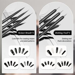 Tipsketch French tip demonstration producing crisp smile lines