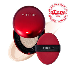 TIRTIR compact open to reveal cushion and applicator for easy application