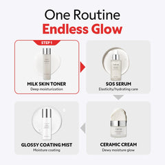 TIRTIR on bathroom vanity styled for daily routine and dewy-prep benefit