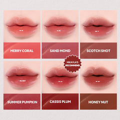 TIRTIR cheek application showing blush effect and dewy glow