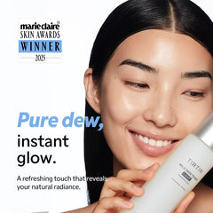 TIRTIR milky toner texture close-up illustrating lightweight hydration