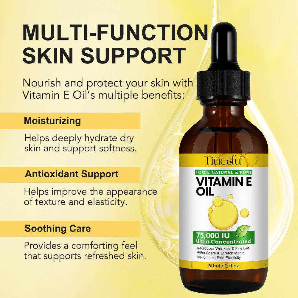 Tiuedu oil texture close-up highlighting lightweight absorption for hydrated skin