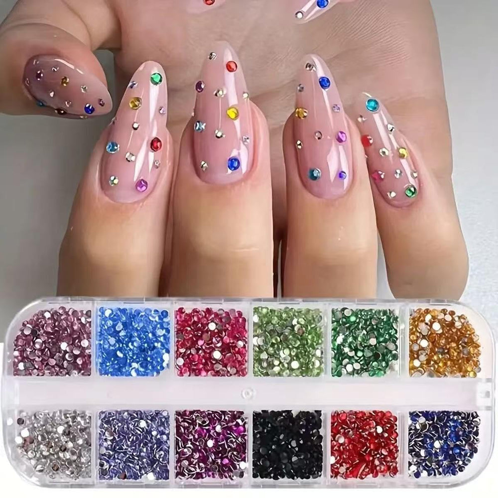 Tiwnefua finished manicure in lifestyle scene illustrating salon-quality shine