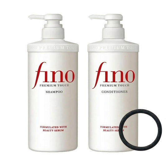 TJ SIGNATURE front packaging showing both 550ml bottles and included hair tie benefit professional care