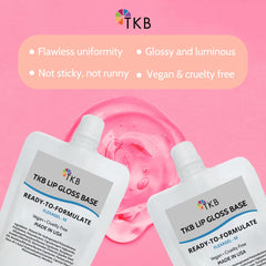 TKB Flexagel M texture closeup highlighting glossy smooth gel for even application benefit