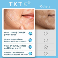 TKTK individually wrapped patch pouch for hygiene and on-the-go use