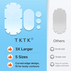 TKTK patch worn overnight in a bedroom setting for discreet protection